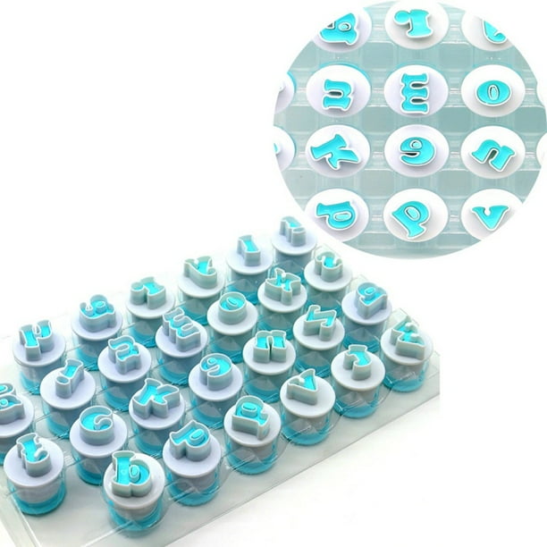 Details about / Alphabet Number Letter Cookie Biscuit Stamp Cutter Embosser Cake Mould